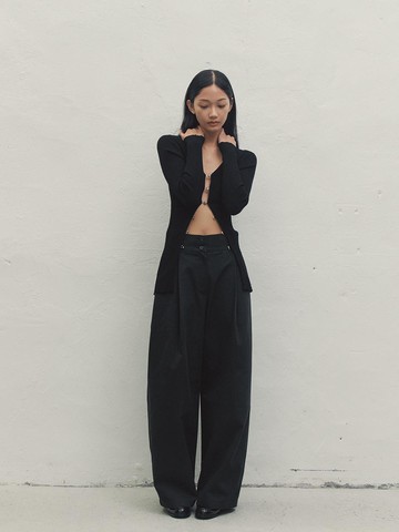 POCKET BALLOON PANTS BLACK MBDFPA005BK