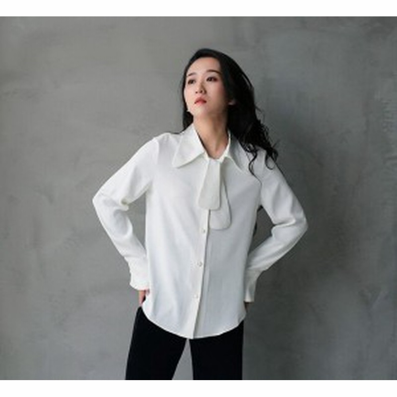 春新作 レディース ブラウス レディース 韓国 ブラウス 春 オフィス シャツ ブラウス レディース 長袖 大人可愛い シャツ ボウタイ 大き 通販 Lineポイント最大1 0 Get Lineショッピング