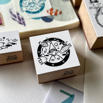 【與海浪共舞】潛水艇印章