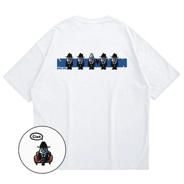ChillBroHK Fish Gang | 重磅260克棉質寬鬆T恤