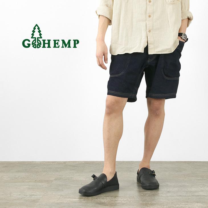 GO HEMP ゴーヘンプ ハーフパンツ サイズ30 柄パンツ - ショートパンツ