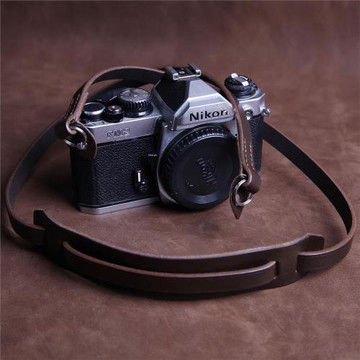 cam-in真皮單反數碼照相機背帶 適用徠卡微單攝影肩帶圓孔cam3277