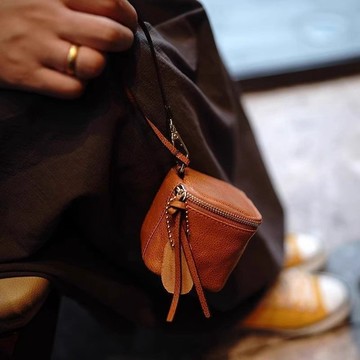 【新品】10@10小皮包女 零錢包 小錢包 迷你皮夾 卡包 新款迷你簡約植鞣PU質感手拎耳機硬幣收納卡包大容量零錢包