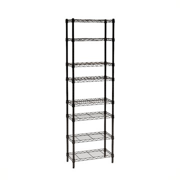 【客尊屋】小資型《粗管徑》 30X60X195Hcm 黑武士八層架