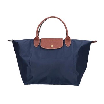 【LONGCHAMP】原創系列 LE PLIAGE 手提包 M 海軍藍 -  L1623089 P68