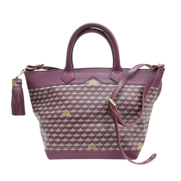 【二手名牌BRAND OFF】FAURE LE PAGE 馥瑞樂爵 酒紅色皮革 Daily Battle 兩用包