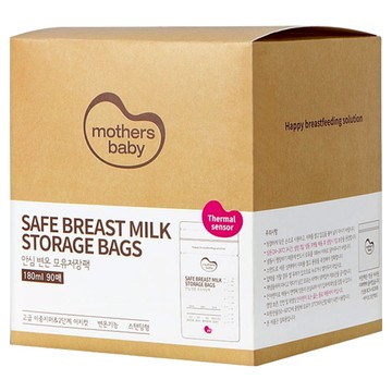 Mother's Baby 安心感溫母乳儲存袋 180ml  1個  90個裝
