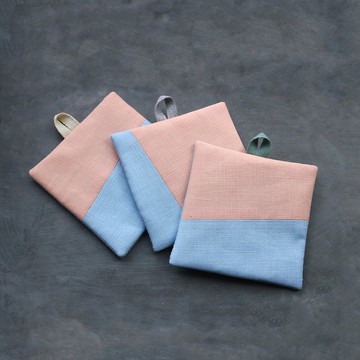 拼布杯墊 146 147 148 雙色