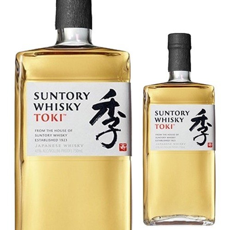 10/30 P+2％ サントリー ウイスキー季 ＜とき＞ 700ml 43度 ウイスキー ウィスキー ジャパニーズウイスキー japanese  whisky toki 長S 通販 LINEポイント最大0.5%GET | LINEショッピング