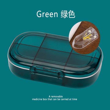 ✅✨【臺灣發貨】✨藥盒便攜式外出分裝大容量收納隨身藥片大號密封防潮藥品分藥盒子