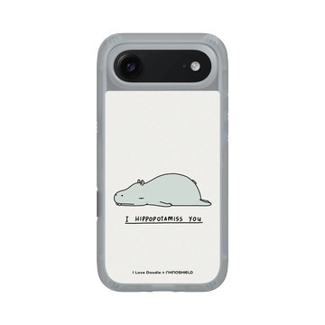 iPhone Air AirX 流變灰 - ilovedoodle (Lim Heng Swee) - I Hippopotamiss You 河馬