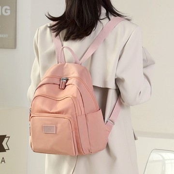 防潑水包包 奶茶色包包 休閒背包 大容量後背包 輕便休閒包 女生禮物包包 後背包 尼龍包包 小背包 尼龍後背包  747