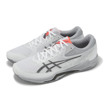 Asics 排球鞋 V-Swift FF 4 男鞋 女鞋 灰 白 輕量 緩衝 室內運動 羽排鞋 亞瑟士 1053A066102