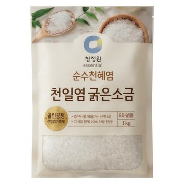 清淨園 純淨粗鹽 日曬鹽  1kg  1包