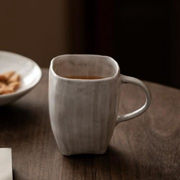 日式粗陶手作馬克杯 文藝陶瓷手沖咖啡杯子 復古民宿洗漱杯具套裝