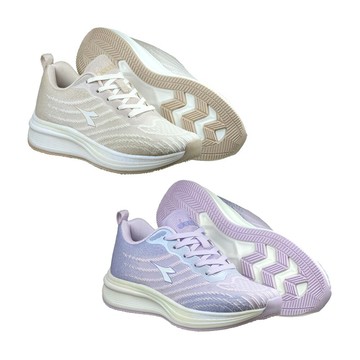 DIADORA迪亞多那 輕量輕步慢跑鞋 31817卡其/31818紫