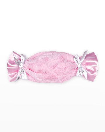 Girl's Plush Satin Security Blanket