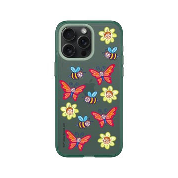 iPhone 15 Pro Max Clear 憂墨綠 - 瑞克和莫蒂 Rick and Morty - 自然裡的莫蒂