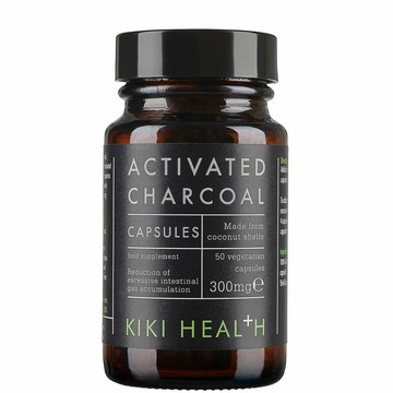 KIKI Health 活性炭膠囊 - 50 顆素食膠囊
