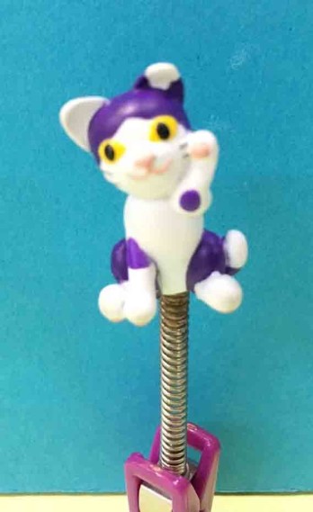 【震撼精品百貨】PostPet_MOMO熊~MOMO熊電腦辦公夾子-紫色/貓咪#71841