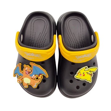【菲斯質感生活購物】台灣製寶可夢兩穿洞洞鞋 Pokémon 涼拖鞋 嬰幼鞋 男童鞋 寶可夢 涼鞋