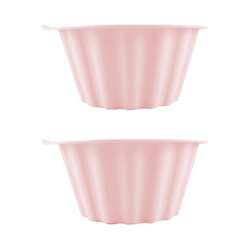 SiliPot 鉑金矽膠烘焙模具 L  豆沙粉  2個