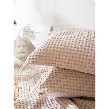 ins風枕巾2025新款純棉枕巾100全棉夏天枕頭墊巾單人夏季吸汗透氣