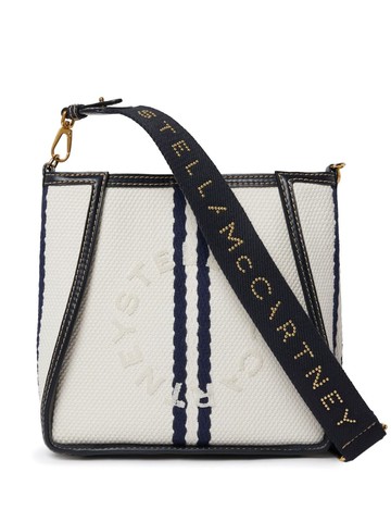 Stella McCartney - Logo Ryder shoulder bag - women - Polyester/Cotton - One Size - White