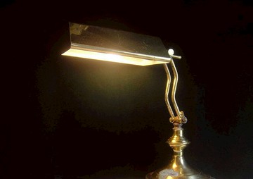 【老時光 OLD-TIME】早期二手台灣製銅關節桌燈