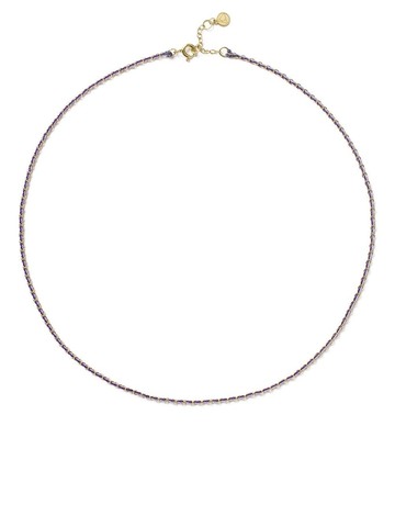 THE ALKEMISTRY - 18kt yellow gold Wisdom woven necklace - women - 18kt Yellow Gold - One Size - Blue