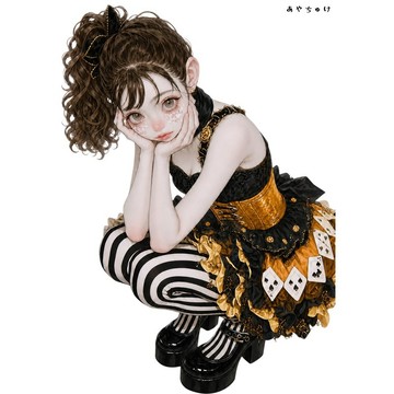 【6 月新品】07-133-0229 人物貼紙 馬戲團風格