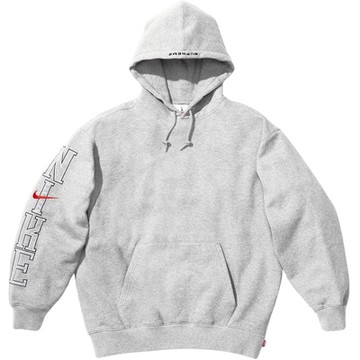 Supreme 24SS x Nike Hooded Sweatshirt Heather Grey 帽踢 灰色 聯名 FQ0759-063