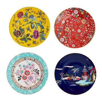 Wedgwood 漫遊美境四入盤20cm