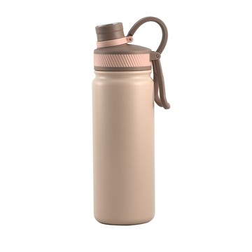 一品川流 VACUUM 陶瓷塗層+304不鏽鋼真空保溫瓶-700ml-1支 (附吸管)