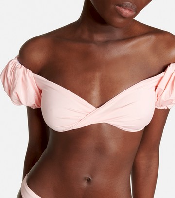 Giambattista Valli Puff-sleeve bikini top