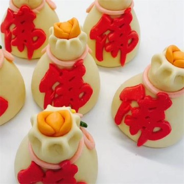 奠字福祿壽喜佛字發字翻糖蛋糕饅頭餑餑壽桃花糕模具印花字模刻字