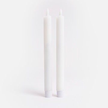 LED細長蠟燭x2入 白