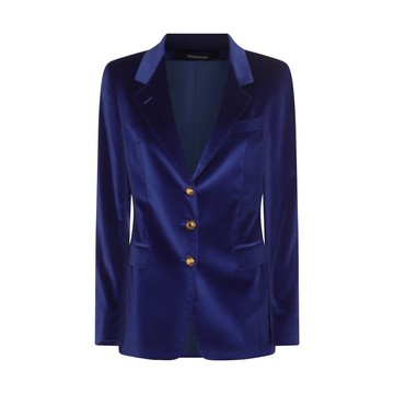 Tagliatore - Blue Wool Velvet Parigi Blazer