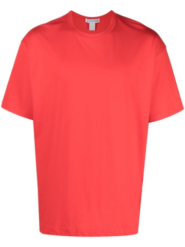Comme Des Garçons Shirt - logo-print cotton T-shirt - men - Cotton - S - Red