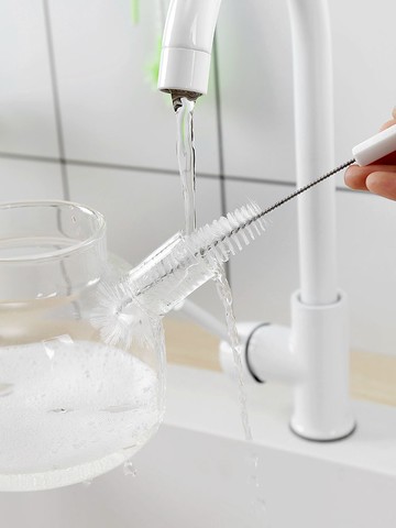 壺嘴清潔刷茶壺茶杯茶具清洗刷長柄奶瓶奶嘴小孔縫隙刷硬毛刷套裝