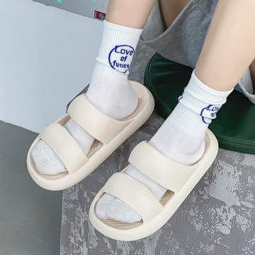 新款高端拖鞋女夏外穿時尚ins情侶家居室內浴室洗澡防滑防臭