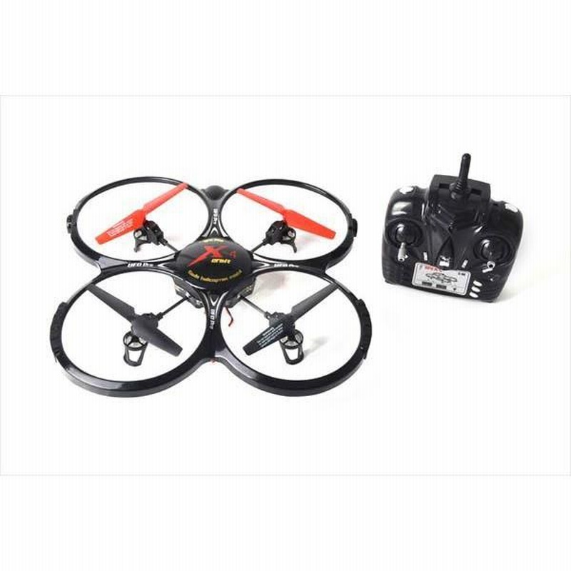 ドローン クアッドコプターX4 空撮 可能 ラジコン 4ch RCクアッドコプター QC-X4 100万画素 の 高画質 カメラ 搭載 ヘリコプター 屋内 初心者 簡単 通販 LINEポイント最大0.5%GET LINEショッピング 100画素高画質カメラ付きドローン