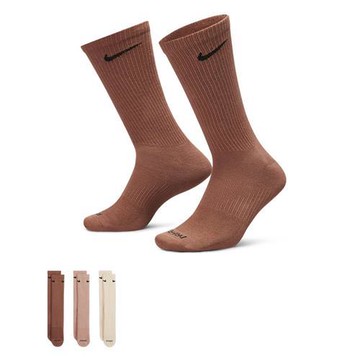 Nike 襪子 中筒襪 排汗 3入組 乾燥玫瑰【運動世界】SX6891-914