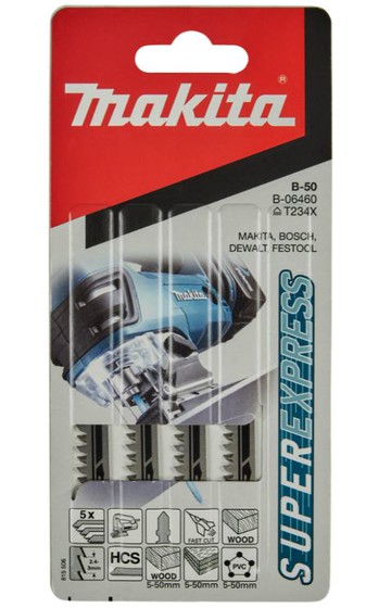 MAKITA 牧田  B-06460 B-50 5片 高碳鋼 T234X 高速切割 適用 木材 塑料 瑞士製 高速平整
