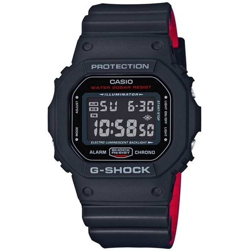 カシオ CASIO G-SHOCK カシオ Gショック ブラック＆レッド シリーズ