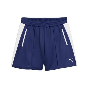 Puma 短褲 T7 4 女款 4吋 寬鬆 藍 636868-49