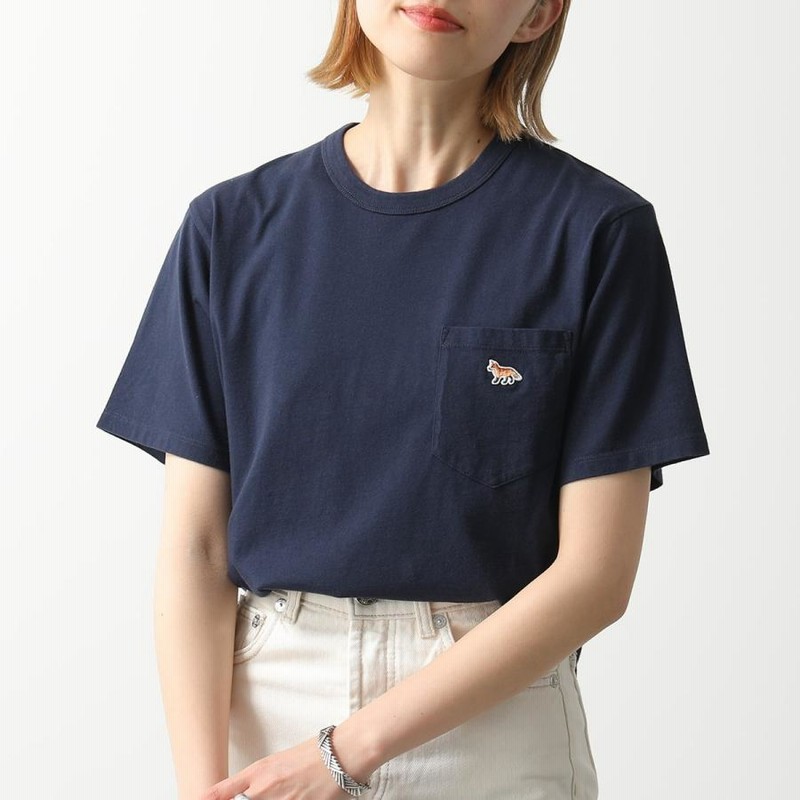 新作】メゾンキツネ MAISON KITSUNE レディース 半袖Tシャツ