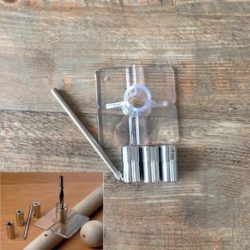 木工圓弧直角平面打孔定位規 鉆規1入