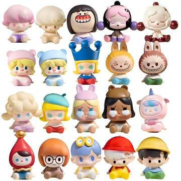 ❰茉莉第一個家❱👑現貨‼️➕預購泡泡瑪特POP BEAN坐姿系列公仔泡泡萌粒MOLLY DIMOO 坐姿萌粒