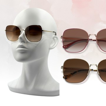 【COACH】金屬太陽眼鏡(HC7133-90057457、94038D57 57mm)